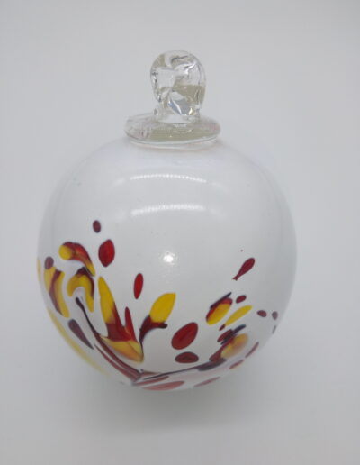 boule de noel soufflé en cristal patrick kimbert